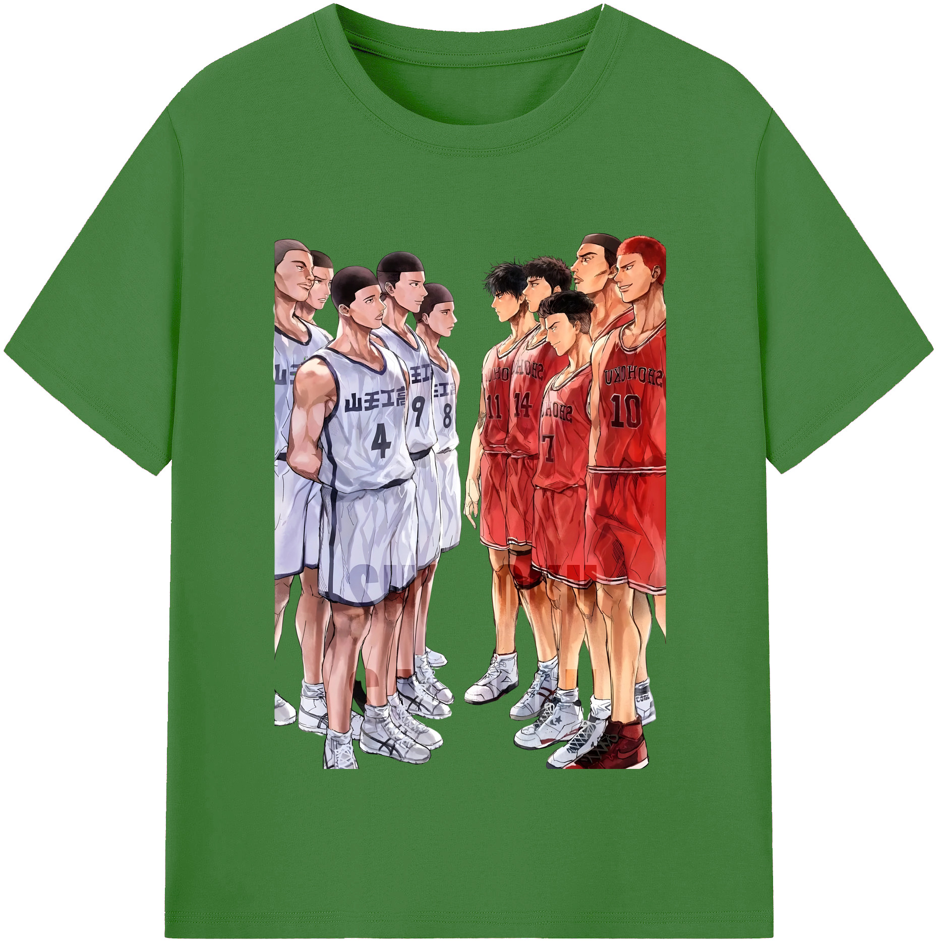 （画像用） SLAM DUNK／スラムダンク レディースカジュアルプリントTシャツ（綿100％）